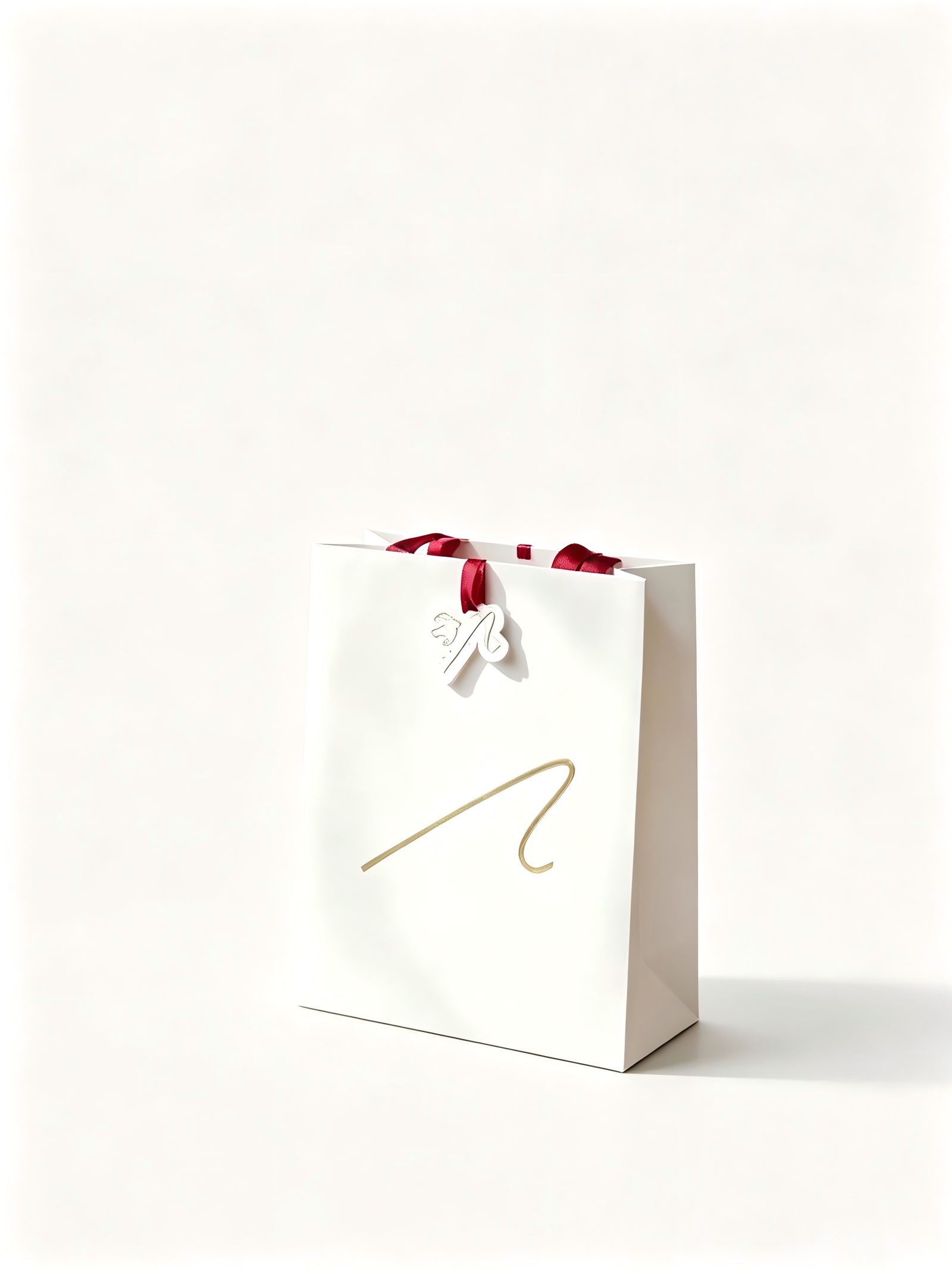 White Craft Paper Bag